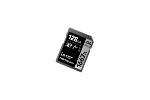 Lexar 128GB Professional 1667x UHS-II SDXC Memory Card