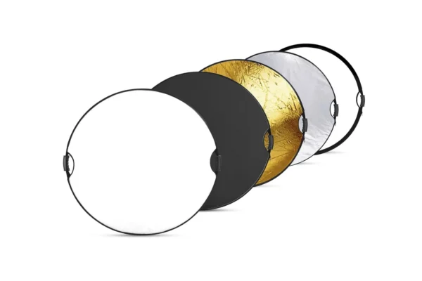 NEEWER 110cm Light Reflector with Clamp and Handles, 5 in 1