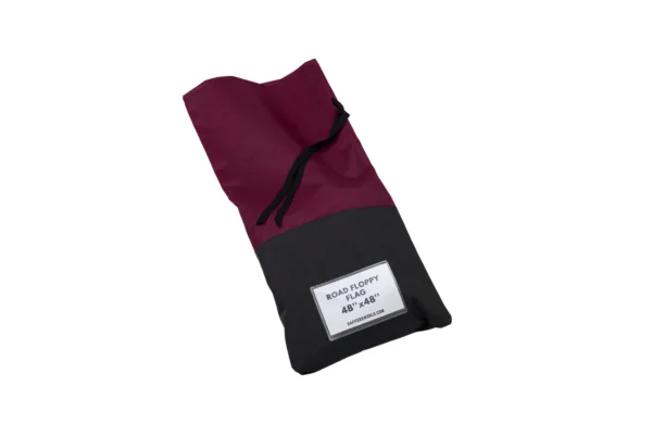 Road Flag Floppy without frame 48 x 96 Solid Black